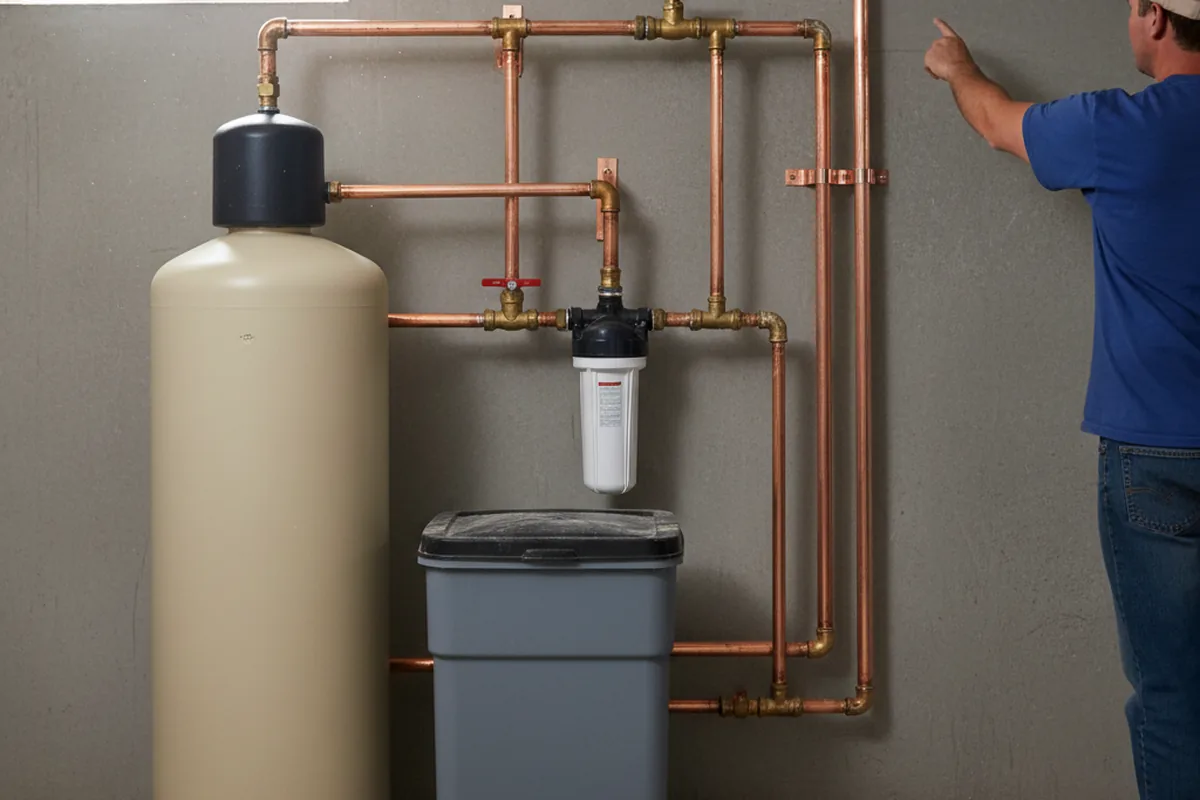 Whole-house water treatment system installed in Robinson